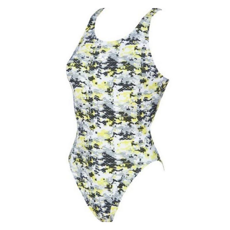 ONLY SIZE 28 - WOMEN'S CAMOUFLAGE TECH BACK - BLACK - OntarioSwimHub