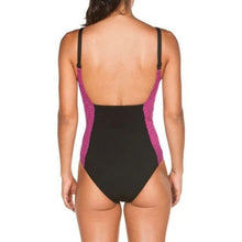 Load image into Gallery viewer, ONLY SIZE 32 - WOMEN&#39;S CLIO SQUARED BACK - BLACK - OntarioSwimHub
