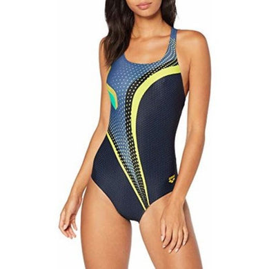 WOMEN'S GALACTIC SWIM PRO - BLACK/SHARK - OntarioSwimHub