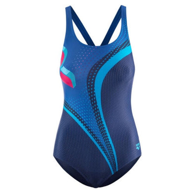 WOMEN'S GALACTIC SWIM PRO - NAVY/ROYAL - OntarioSwimHub