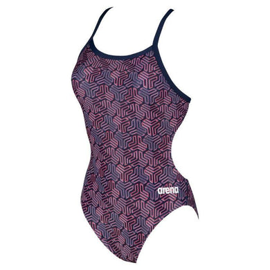WOMEN'S KIKKO CHALLENGE BACK ONE-PIECE - RED - OntarioSwimHub