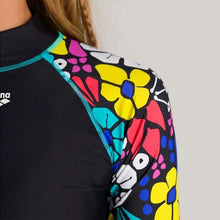Load image into Gallery viewer, WOMEN&#39;S LONG SLEEVE ALLOVER RASH VEST - OntarioSwimHub
