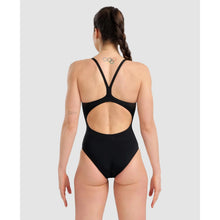 Load image into Gallery viewer, arena-womens-marbled-lightdrop-back-one-piece-swimsuit-black-black-multi-005563-550-ontario-swim-hub-6
