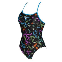 Load image into Gallery viewer, WOMEN&#39;S MULTICOLOUR PALMS ACCELERATE BACK - OntarioSwimHub
