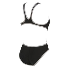 Load image into Gallery viewer, WOMEN&#39;S ARENA ONE BIG LOGO - BLACK - OntarioSwimHub
