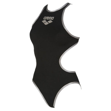 WOMEN'S ARENA ONE BIG LOGO - BLACK - OntarioSwimHub