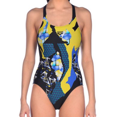 ONLY SIZE 32 - WOMEN'S PAINTINGS SWIM PRO BACK - OntarioSwimHub
