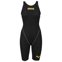 Load image into Gallery viewer, arena-womens-powerskin-carbon-core-fx-closed-back-black-gold-003658-105-ontario-swim-hub-2

