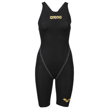 Load image into Gallery viewer,     arena-womens-powerskin-carbon-core-fx-open-back-black-gold-003655-105-ontario-swim-hub-2
