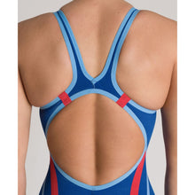 Load image into Gallery viewer, arena-womens-powerskin-carbon-core-fx-open-back-ocean-blue-003655-730-ontario-swim-hub-11
