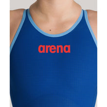 Load image into Gallery viewer, arena-womens-powerskin-carbon-core-fx-open-back-ocean-blue-003655-730-ontario-swim-hub-12
