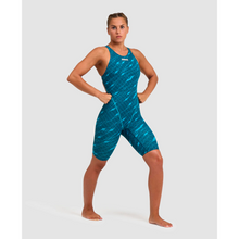 Load image into Gallery viewer, arena-womens-powerskin-st-next-eco-open-back-limited-edition-sea-blue-006349-101-ontario-swim-hub-3
