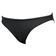 WOMEN'S REAL BRIEF BIKINI BOTTOM - BLACK - OntarioSwimHub