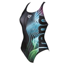 Load image into Gallery viewer, ONLY SIZE 32 - WOMEN&#39;S SHADES SWIM PRO BACK - BLACK - OntarioSwimHub
