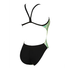 Load image into Gallery viewer, WOMEN&#39;S SNAKE SKIN CHALLENGE BACK - GREEN - OntarioSwimHub
