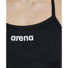 Load image into Gallery viewer, arena-womens-solid-light-tech-high-leg-one-piece-swimsuit-black-white-2a593-55-ontario-swim-hub-7
