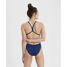 Load image into Gallery viewer,     arena-womens-solid-light-tech-high-leg-one-piece-swimsuit-navy-white-2a593-75-ontario-swim-hub-5
