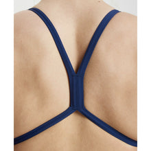 Load image into Gallery viewer,     arena-womens-solid-light-tech-high-leg-one-piece-swimsuit-navy-white-2a593-75-ontario-swim-hub-7

