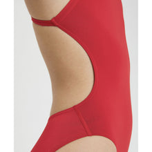 Load image into Gallery viewer,    arena-womens-solid-light-tech-high-leg-one-piece-swimsuit-red-white-2a243-45-ontario-swim-hub-8
