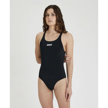 Load image into Gallery viewer, arena-womens-solid-swim-pro-one-piece-swimsuit-black-white-2a595-55-ontario-swim-hub-4
