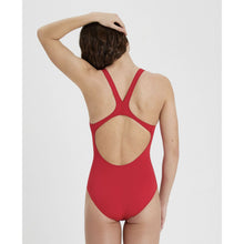 Load image into Gallery viewer, arena-womens-solid-swim-pro-one-piece-swimsuit-red-white-2a242-45-ontario-swim-hub-5
