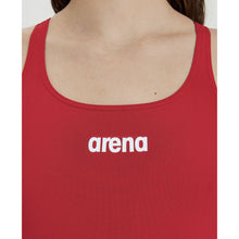 Load image into Gallery viewer,      arena-womens-solid-swim-pro-one-piece-swimsuit-red-white-2a242-45-ontario-swim-hub-7

