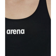 Load image into Gallery viewer, arena-womens-solid-swim-tech-high-one-piece-swimsuit-black-white-2a594-55-ontario-swim-hub-7
