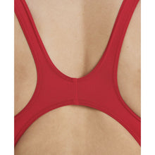 Load image into Gallery viewer,       arena-womens-solid-swim-tech-high-one-piece-swimsuit-red-white-2a241-45-ontario-swim-hub-8
