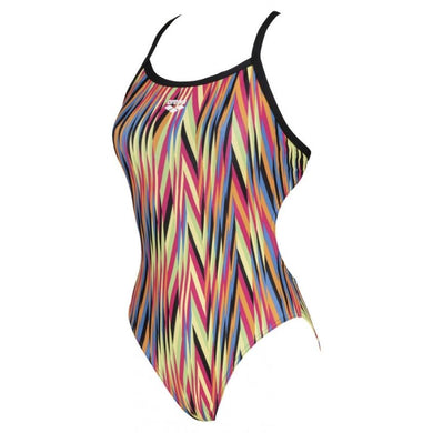 arena-womens-speed-stripes-challenge-back-one-piece-swimsuit-black-multi-orange-003480-505-ontario-swim-hub-1