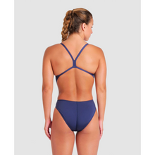Load image into Gallery viewer, arena-womens-team-swimsuit-challenge-solid-navy-white-004766-750-ontario-swim-hub-6
