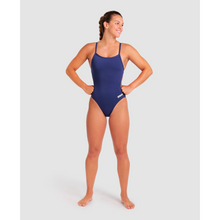 Load image into Gallery viewer,     arena-womens-team-swimsuit-challenge-solid-navy-white-004766-750-ontario-swim-hub-7
