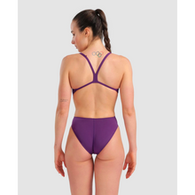 Load image into Gallery viewer, arena-womens-team-swimsuit-challenge-solid-plum-white-004766-911-ontario-swim-hub-6
