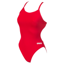 Load image into Gallery viewer, arena-womens-team-swimsuit-challenge-solid-red-white-004766-450-ontario-swim-hub-1
