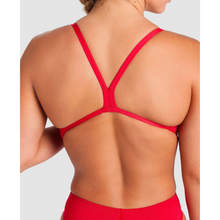 Load image into Gallery viewer, arena-womens-team-swimsuit-challenge-solid-red-white-004766-450-ontario-swim-hub-9
