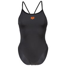 Load image into Gallery viewer,     arena-womens-team-swimsuit-lace-back-solid-asphalt-black-004651-530-ontario-swim-hub-2
