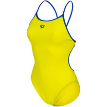 Load image into Gallery viewer, arena-womens-team-swimsuit-lace-back-solid-soft-green-neon-blue-004651-680-ontario-swim-hub-1
