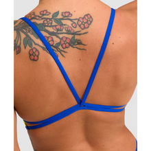 Load image into Gallery viewer, arena-womens-team-swimsuit-lace-back-solid-soft-green-neon-blue-004651-680-ontario-swim-hub-9
