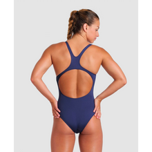 Load image into Gallery viewer, arena-womens-team-swimsuit-swim-pro-solid-navy-white-005803-750-ontario-swim-hub-6
