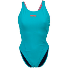 Load image into Gallery viewer, arena-womens-team-swimsuit-swim-tech-solid-martinica-floreale-004763-840-ontario-swim-hub-2
