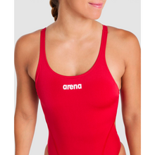 Load image into Gallery viewer,      arena-womens-team-swimsuit-swim-tech-solid-red-white-004763-450-ontario-swim-hub-6
