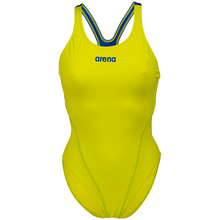Load image into Gallery viewer, arena-womens-team-swimsuit-swim-tech-solid-soft-green-neon-blue-004763-680-ontario-swim-hub-2
