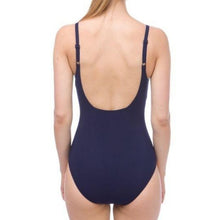 Load image into Gallery viewer, ONLY SIZE 32 - WOMEN&#39;S TOPAZ SQUARED BACK - NAVY - OntarioSwimHub
