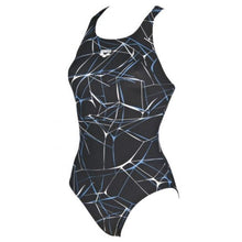 Load image into Gallery viewer, ONLY SIZE 32 - WOMEN&#39;S WATER SWIM PRO - BLACK/GREY - OntarioSwimHub
