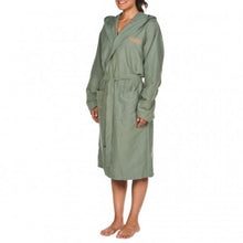 Load image into Gallery viewer, arena-zeal-bathrobe-army-tangerine-women
