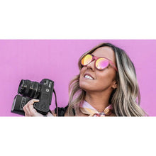 Load image into Gallery viewer,     influencers-pay-double-pink-round-mirrored-goodr-sunglasses-cg-pk-pk1-rf-ontario-swim-hub-4
